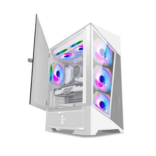 CASE VORTEX TITAN 3FANS ARGB WHITE
